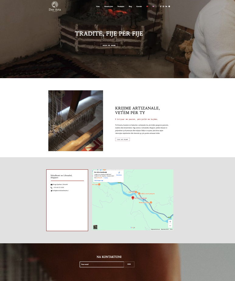 Dorarta - Creative Homepage